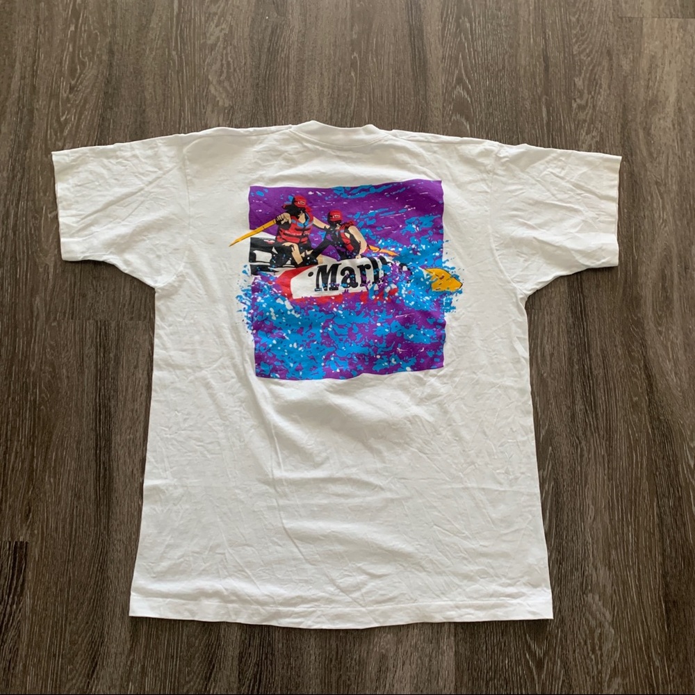 VINTAGE Marlboro Pocket Tee XL Single Stitch
